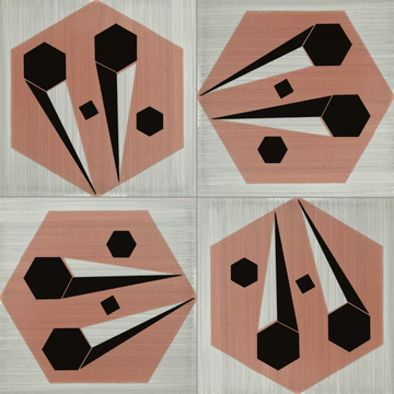 ESAGONO - Handmade ceramic wall tiles by Giovanni De Maio - view 3